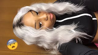 Affordable Grey Bob Lace Wig | Arison Hair