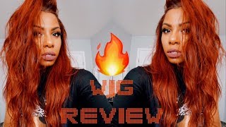 Affordable Frontal Wig Review⎮Sza Copper Colored! Sunlighthair.Com