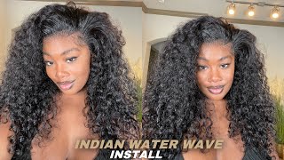 Beginner Friendly Best Affordable 13*4 Flawless Water Wave Wigs Install | Ft Wignee Hair