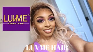 Frontal Wig Install + Dark Roots On 613 Hair | Ft Luvme Hair