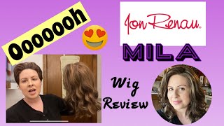 Jon Renau Mila Toffee Truffle Wig Review Wavy Midlength Hairstyle Auburn