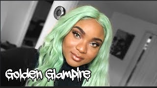 How To Water Color Dye A Synthetic Wig With Fabric Dye!!!!!! (Mini Wig Review)