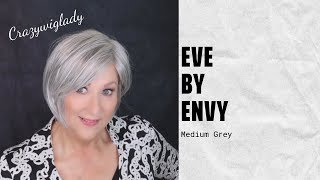 Envy Eve Wig Review | Medium Grey | Crazy Wig Lady