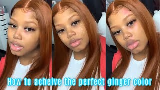 How To Achieve The Perfect Ginger Auburn Orange Hair Color Woc Friendly