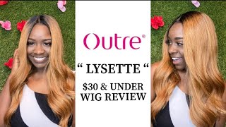 Lysette + Outre Lace Front Wig || Dr Honey Auburn  || 100 % Synthetic Fiber