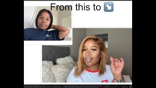How To: Dye Your Hair From Black To Blonde | How To Bleach A Wig | Using A Hot Comb | Sa Youtuber