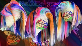 Multicolored Craft | Ft Aob Hair ‍ #Pridemonth