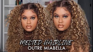 New! Outre Synthetic Melted Hairline Hd Lace Front Wig - Miabella