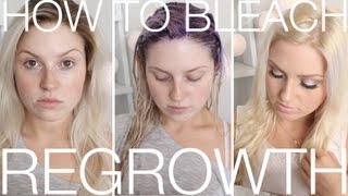 Diy Blonde Roots ♡ How To Touch Up Regrowth At Home! Dye Blonde Hair
