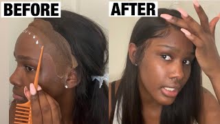 Very Detailed Lace Frontal Wig Install | Bald Cap Method Ft. Isee Hair