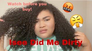 Unsponsored Isee Hair Review | 10A Mongolian Kinky Curly Isee Hair