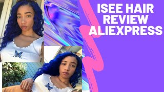 Blue Hair Wig Ft. Isee Hair Aliexpress Install/Review/Youlovejess_