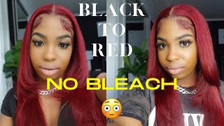 How To: Dye My Hair Red Without Bleach  | Loreal Hi Color | Beginner Friendly | Step By Step