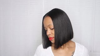 Blunt Bob Pronto Quickweave Using Only One Bundle?! Step By Step