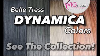Belle Tress Dynamica Wig Colors | Silver Needle | Blue Steele | Strawberry Shortcake | Aqua Denim