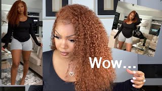 Easy Lace Wig Install|Ginger Hair!!|Shook!!|Ft. Beautyforever Hair|Meshia Lattimore
