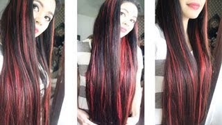 Red Streaks On My Hair