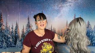 K'Ryssma Ombre Grey Lace Front Wig How To...