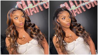 Beautiful Pre-Colored Wig Install | Tinashe Hair
