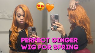 Perfect Spring Hair! Ginger Wig Ft. Celie Hair | Marrón Jadore