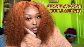Aliexpress Ginger Orange Full Lace Wig | Moon Magic