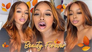 Girl! If Fall Was A Wig!! Fall  Inspired Pre-Colored Wig! Ft. Beauty Forever Hair