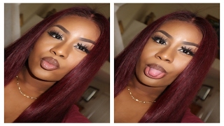 How To Get Bright Hair Without Bleach + How To Make A Lace Frontal Wig| Ft. Ms Here Hair