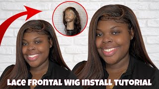 Frontal Wig Install Tutorial | Wig Revamp And Install