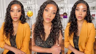 No Baby Hair Needed ‍♀️ Best Pre-Plucked Loose Wave Frontal Wig| Ft. Premiumlacewig