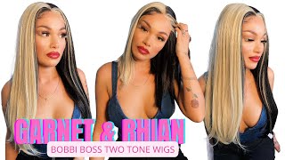 Bobbi Boss Synthetic Wig Reviews - 13X4 Lace Front Two Tone Wigs