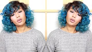 How I Dye My Lace Front Wig Blue| Ft. Divaswigs