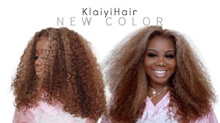 ♡ Affordable Color Series | Blonde Curls !! | Klaiyihair