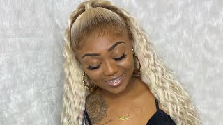 How To Get Dark Roots | Half Up Half Down Style | How To Crimp Hair | Isee Hair  |