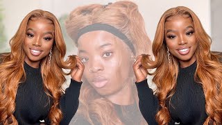 Ginger Wig Transformation | Step By Step Easy Install & Styling Ft. Unice Hair