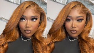 The Perfect Ginger Wig  | Install + Style | Unice Hair