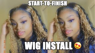 Start To Finish Wig Install| Look Natural Without Bleaching Knots??| Ft. Afsisterwigs