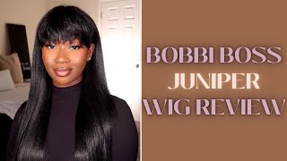 Bobbi Boss | Synthetic | Wig Review | M405 Juniper | Ft Ebonyline | Tan Dotson