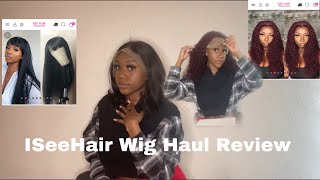 Iseehair Wig Haul Review + Unboxing | Honest Review On Iseehair Wigs | 3 Wigs