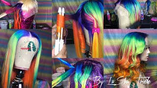 [139] Colorful Short Wig | Vibrant Colors | No Color Run