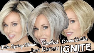 Jon Renau Ignite Wig Review | Compare | Palm Springs Blonde Vs Martini | 24B22 | Side By Side View