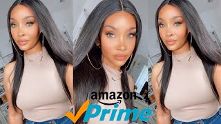 Best Affordable Straight Wig On Amazon| Amazon Prime Wig| Isee Hair 13X4X1 Lace Front Wig Review