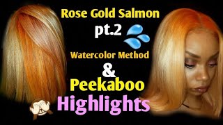 Watercolor Method & Peekaboo Highlights Pt 2