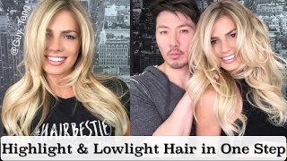 Highlight And Lowlight Blonde Hair In One Step Without Bleach