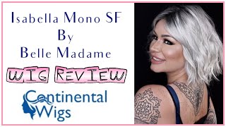 Isabella Sf By Belle Madame (Pastel White With Blue Black Root) | Wig Review | Continental Wigs