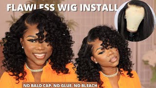 Best Wig Install Ever! | Flawless Wand Curls On Kinky Hair | Wowafrican