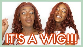 "It'S A Wig" Swiss Lace | Synthetic Wigs | Synthetic Wig Review | Auburn- 350
