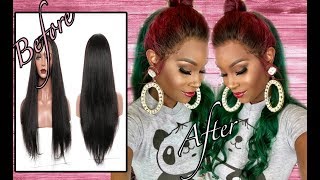 Split Dye! Watch Me Slay This Beautiful Full Lace Wig From Black To Boujee! Ft Chinalacewig