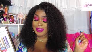 Mongolian Kinky Curly Lace Front Wig| Isee Hair