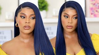 Midnight Blue Hair Tutorial| Wig Application