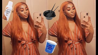 Ginger Hair Color | Easy Tutorial For Beginners | Ft Klaiyi Lace Front Wig